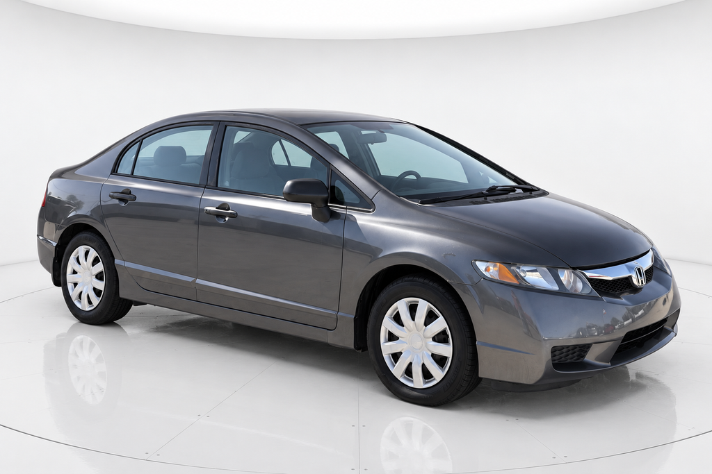 2009 Honda Civic with professional white studio background