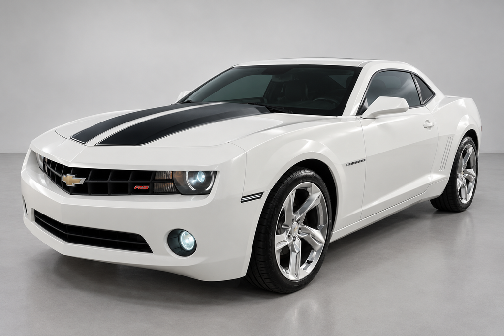 2011 Chevrolet Camaro 2LT in a studio-style setting; background and lighting digitally edited