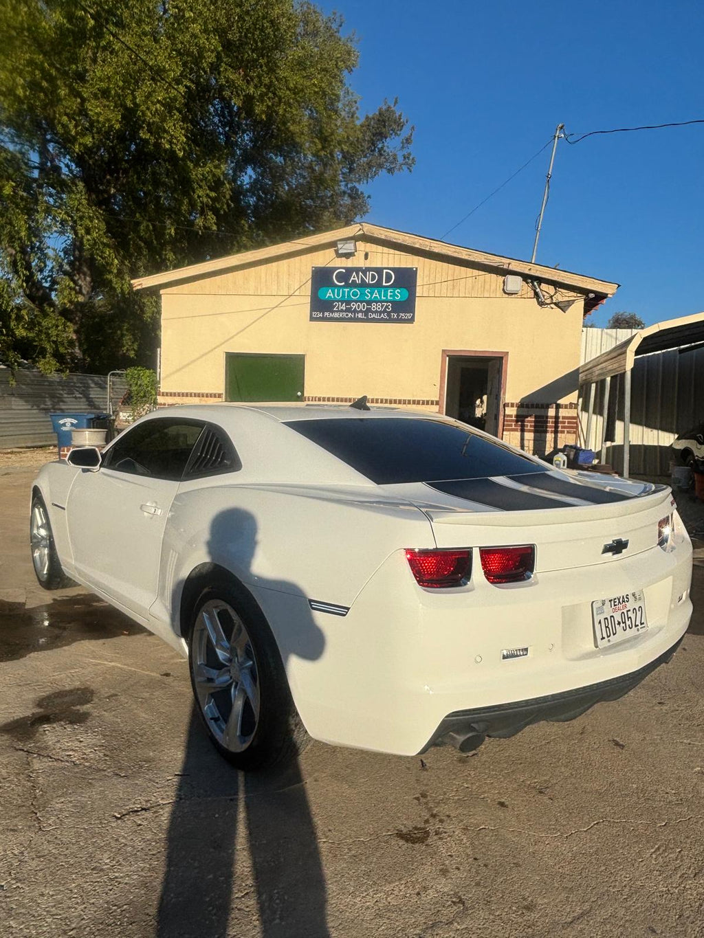 2011 Chevrolet Camaro 2LT - Rear driver-side view
