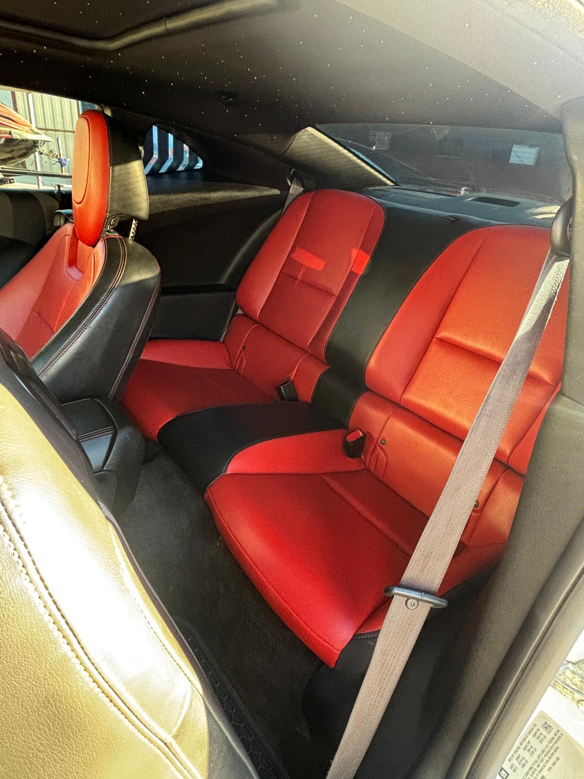 2011 Chevrolet Camaro 2LT - Red and black rear seating