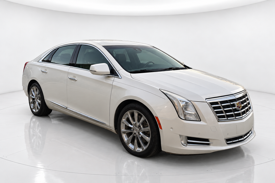 2013 Cadillac XTS with professionally edited white studio background