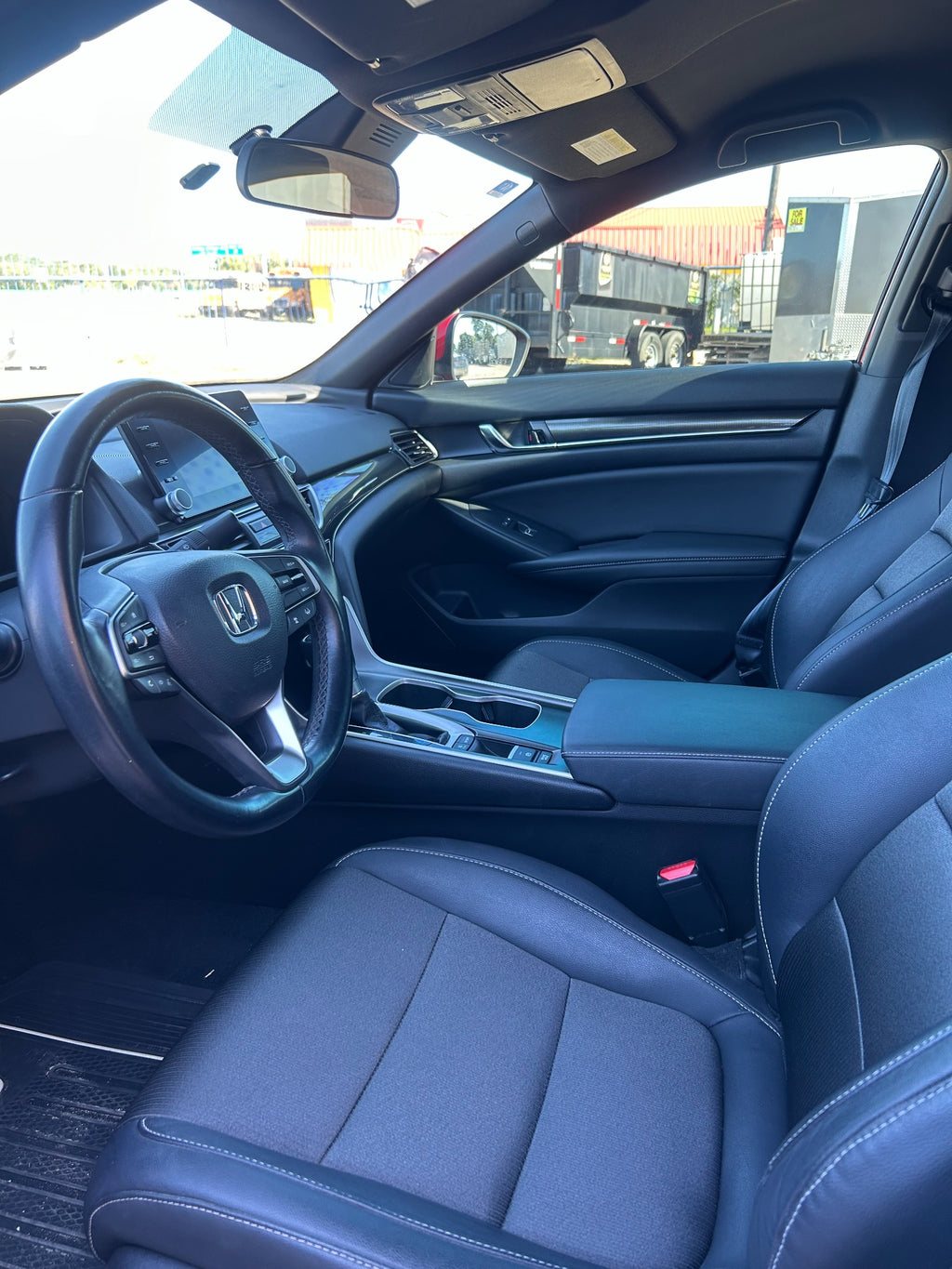 2020 Honda Accord Sport dashboard and front seats