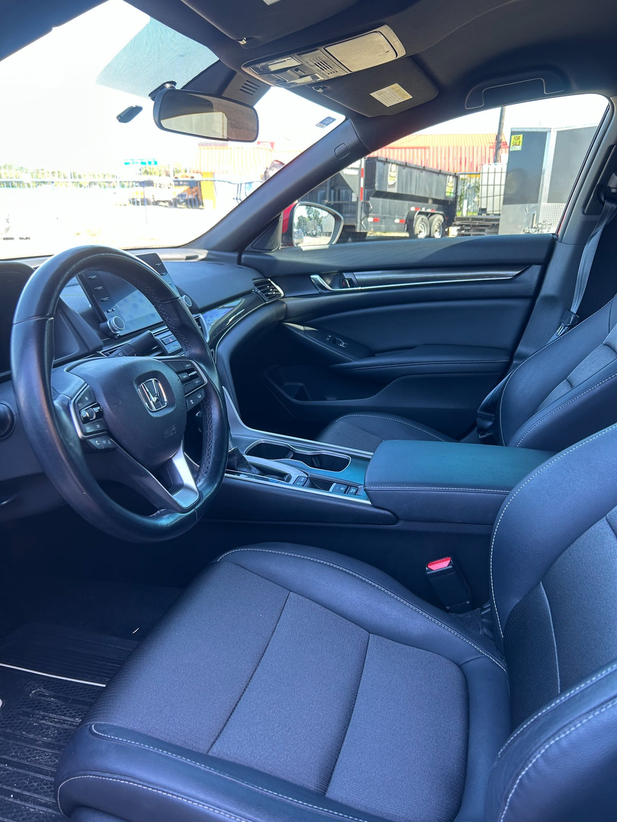 2020 Honda Accord Sport dashboard and front seats