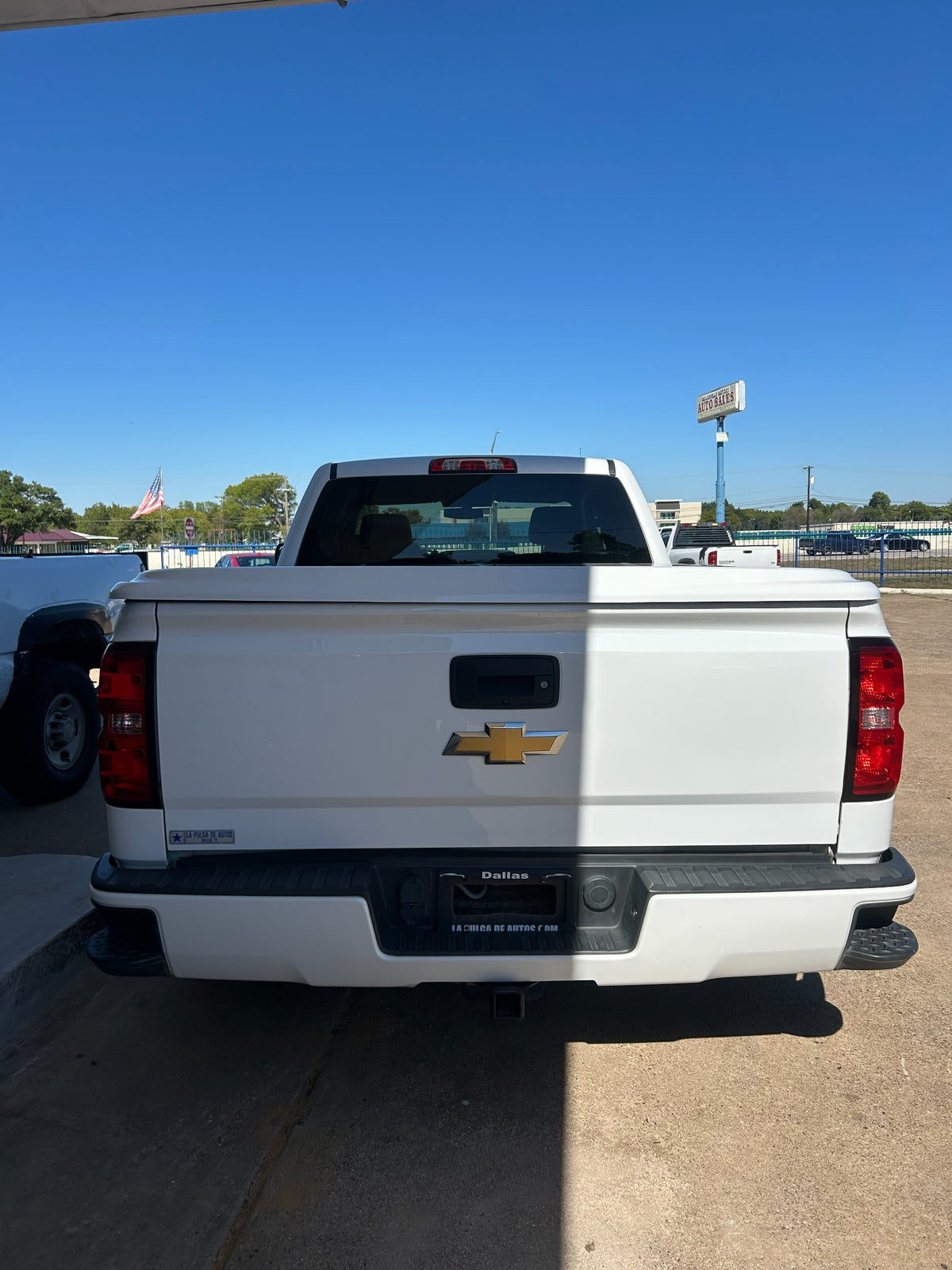 Chevrolet Silverado rear and tailgate